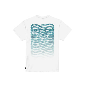 T-Shirt Ribs Waves White
