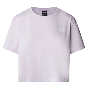 W' Cropped Simple Dome Tee Icy Liliac