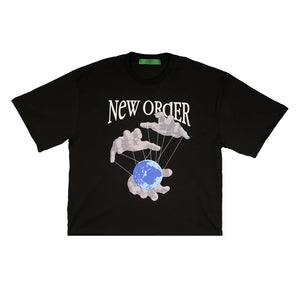 New Order Printed Tee Chaos Black
