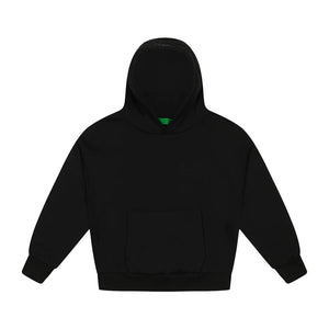Double Layer Hoodie with Double Embroidery Chaos Black