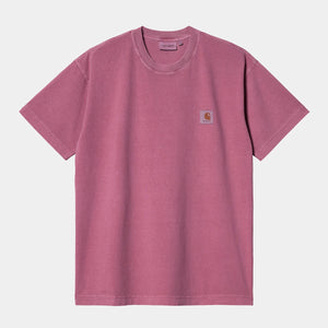 Nelson T-Shirt Magenta Garment Dyed