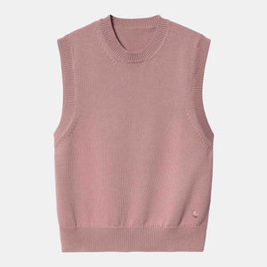 W' Chester Vest Sweater Glassy Pink