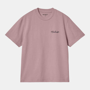 W' Stitch T-Shirt Glassy Pink