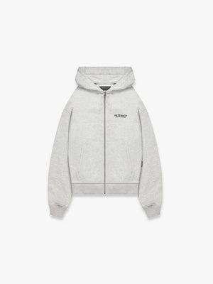 Creative Dept Zip Hoodie Melange Grey