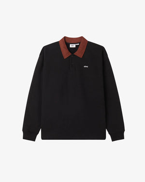 Palo Fleece Polo Black