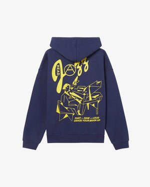 Jazz Head Extra Heavy Hood Fleece Academy Navy