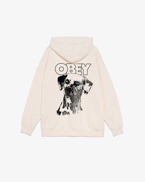 Obey Dalmation Fleece Unbleached