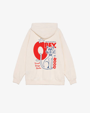 Obey Worlds Friendliest Hoodie Unbleached