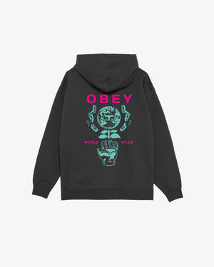 Obey Helping Hand Fleece Black