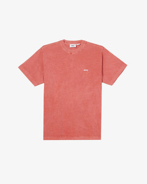 Lowercase Pigment Tee Ss Pigment Mineral Red