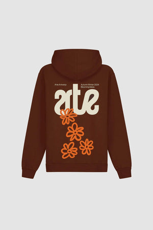 Blooming Ideas Hoodie Brown