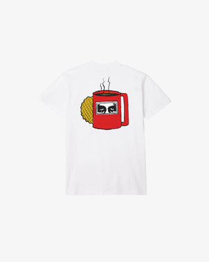 Obey Coffee Cup Tee White