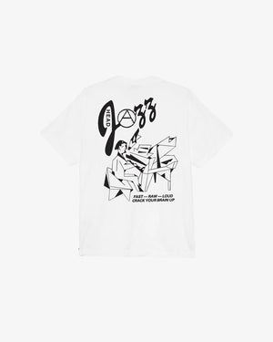 Obey Jazz Head Heavy Weight Tee White