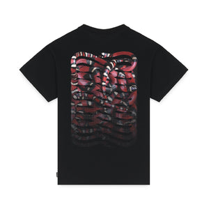 Ribs Coral T-Shirt Black