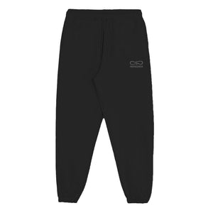 Logo Embroidery Sweatpant Black