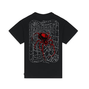 Ribs Spider T-Shirt Black