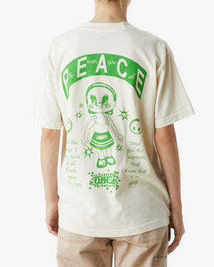 W' Obey Peace Be With You All Tee Pigment Whitecap Grey