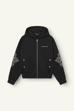 Rhegan Zip Hoodie Black