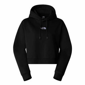 W' Essential Crop Hoodie TNF Black