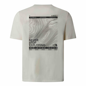 Topographic Foundation T-Shirt White Dune