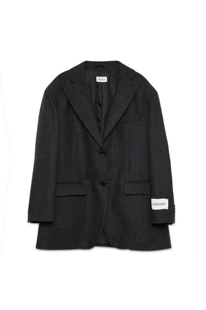 W' Jacket Over Gessato Grey