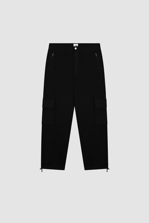 Low Cargo Pants Black