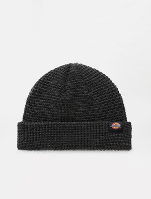 Woodworth Waffle Beanie Black