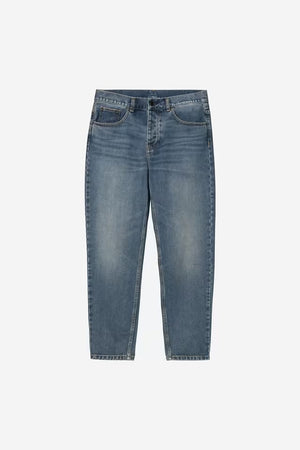 Newel Pant Blue Dark Used Wash
