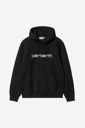 Hooded Carhartt Sweat Black / White