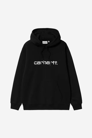 W' Hooded Carhartt Sweatshirt Black / White