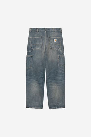 OG Single Knee Pant Blue Worn Used Wash