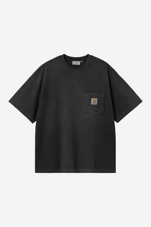 S/S Hudson Pocket T-Shirt Black Chalk Wash