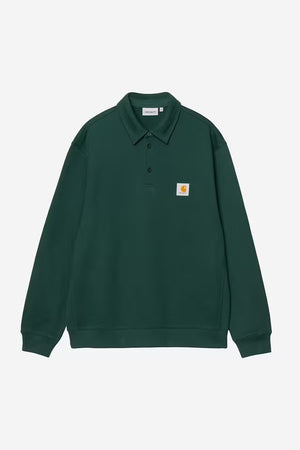 Polo Sweat Dark Fir