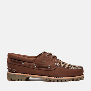 W' Noreen Boat Shoe Medium Brown Nubuck