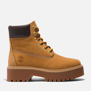 W' Stone Street 6 Inch Lace Up Waterproof Boot Wheat