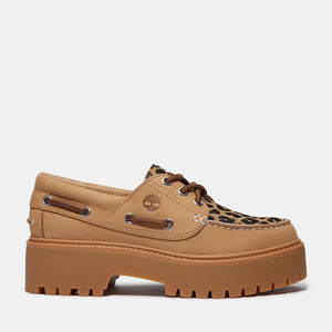 W' Stone Street Boat Shoe Medium Beige Nubuck