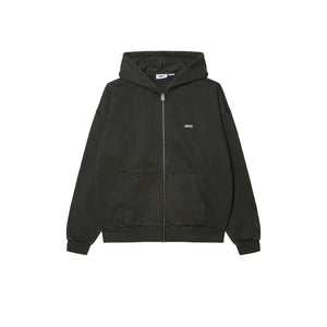 Lowercase Pigment Zip Hood Fleece Pigment Pirate Black