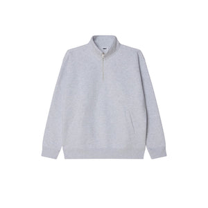 Established Works Bold Mockneck Fleece Ash Grey