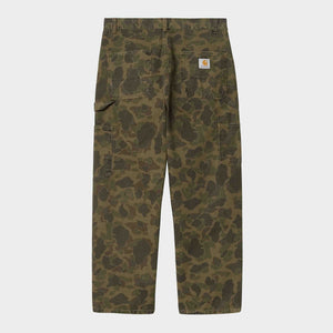 Duck Single Knee Pant Camo Duck Office Green Garment Dyed