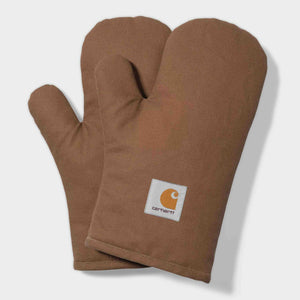 Canvas Oven Mitt Set Hamilton Brown