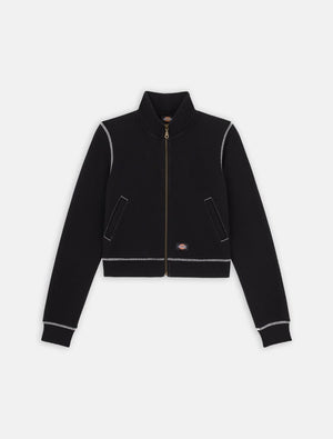 W' Arlee Zip Through Black