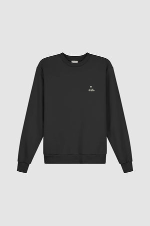 Heart Crewneck Black