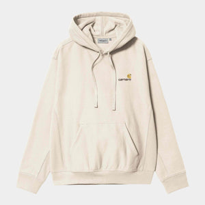 Hooded American Script Sweat Moonbeam