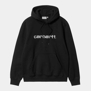 Hooded Carhartt Sweat Black / White