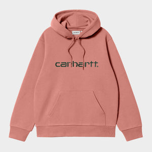 Hooded Carhartt Sweat Dusty Rose / Scarymore Tree