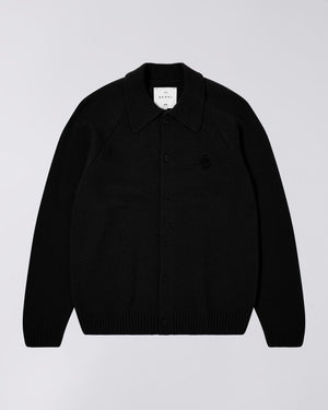 Mars Polo Cardigan Black