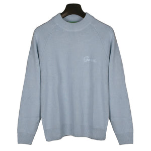 Knitted Crewneck Niagara Mist