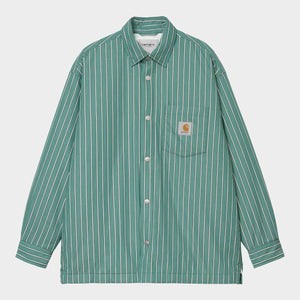 Grimsby Shirt Jac Grimsby Stripe, Saguaro