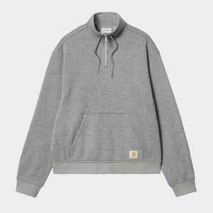 Luther Half Zip Sweat Misty Grey Heather