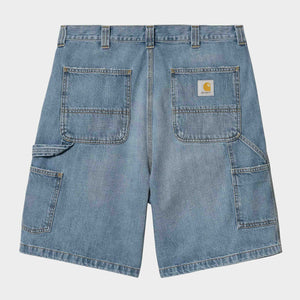OG Single Knee Short Blue Burst Washed
